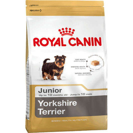 Fodder Royal Canin Yorkshire Terrier Junior Kid/Junior Chicken Meat Rice Birds 1,5 Kg-0