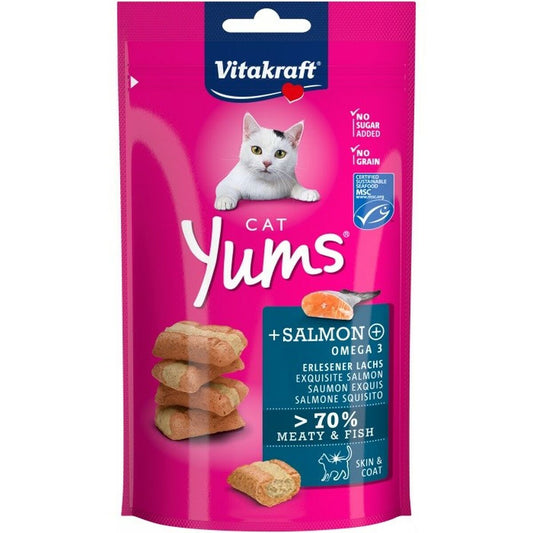 Snack for Cats Vitakraft Cat Yums Salmon Fish 40 g-0