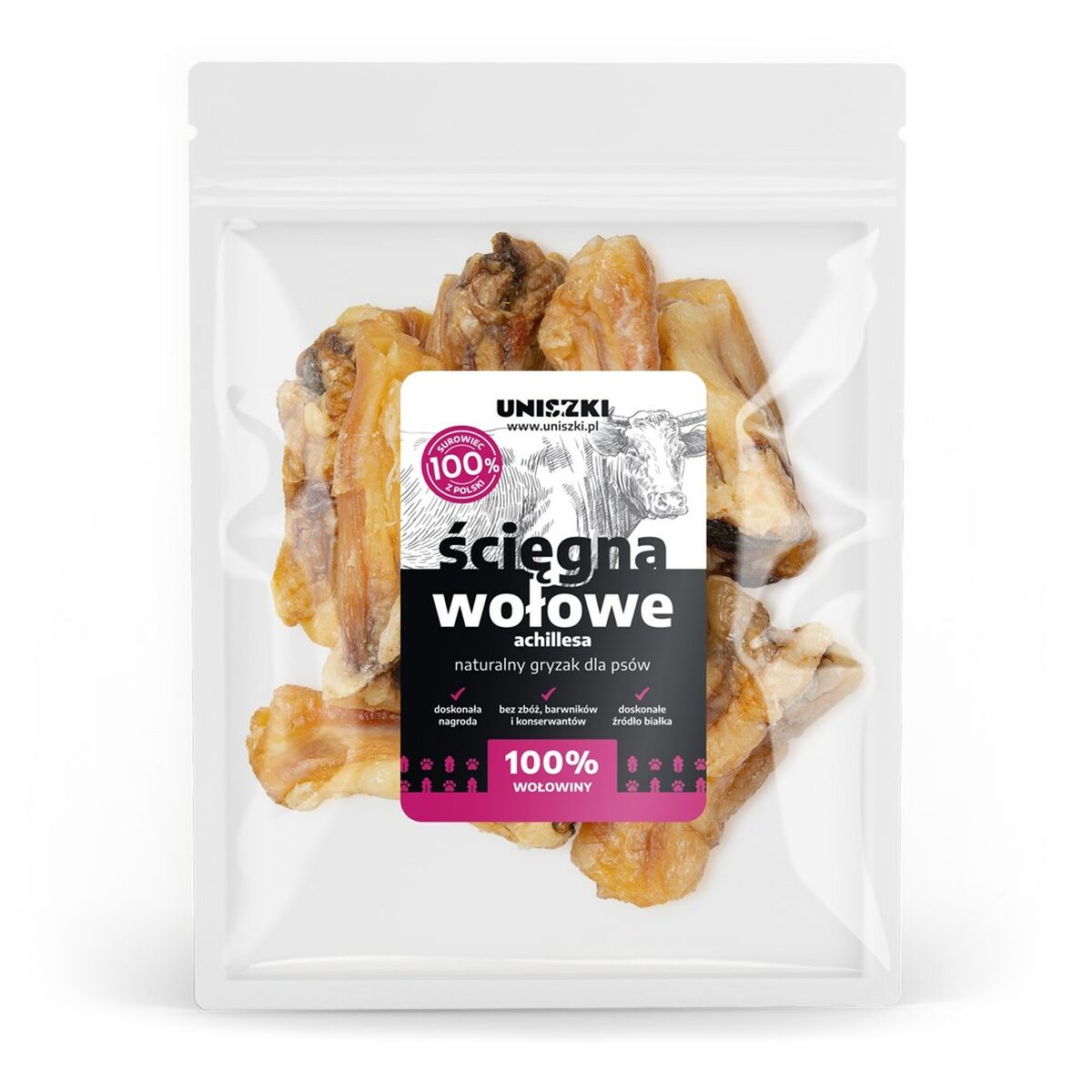 Dog Snack Uniszki Beef Achilles tendons Beef 500 g-1